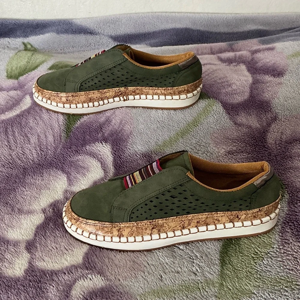 Women’s Olive Green Espadrille